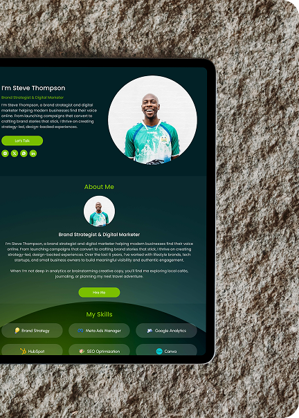 Bio Link Template 1